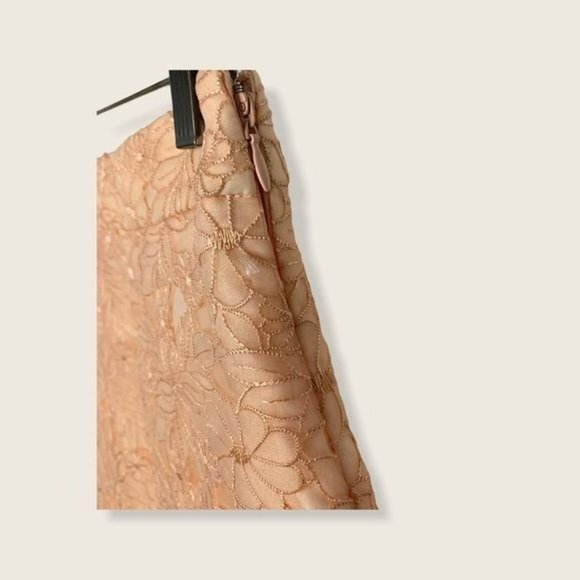 Topshop Floral Embroidered A Line Delicate Crocheted Lace Mini Skirt Small - Picture 4 of 12